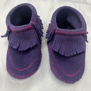 MINNETONKA TODDLER PURPLE BOOTIE SIZE 5